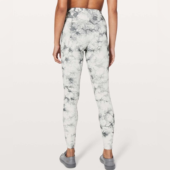 Lululemon Wunder Under Hi-Rise Tight Shibori 28" Inseam Leggings Size 8